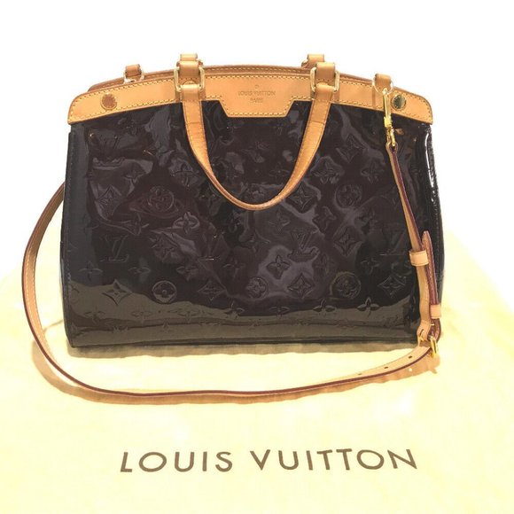 AUTHENTIC LOUIS VUITTON M91455 Monogram Vernis BreaMM 2WAY - Picture 9 of 9